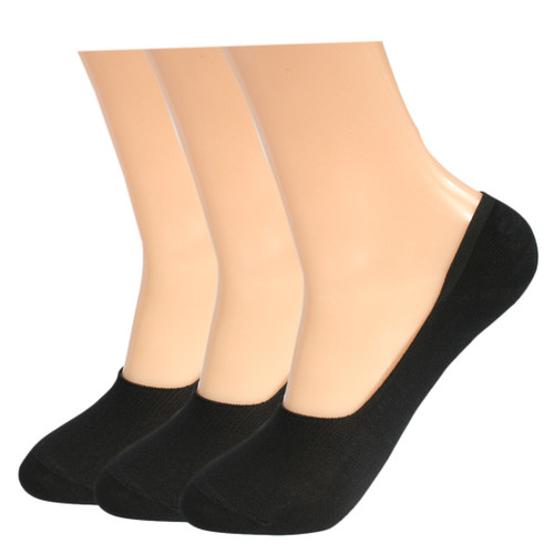 kilofly Non-Skid Silicone Patch No Show Liner Socks Value Pack