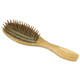kilofly Natural Sandalwood Cushion Massage Hair Brush Comb + Carrying Pouch