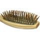 kilofly Natural Sandalwood Cushion Massage Hair Brush Comb + Carrying Pouch