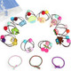 kilofly Girls 10 Elastic Hair Band + 3 Hair Ties Ponytail Holders Value Pack