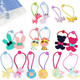 kilofly Girls Elastic Hair Band Value Pack, Set of 16, Pastel Animals