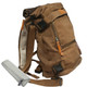 kilofly Outdoor Canvas Trekking Rucksack Backpack + Quick Dry Towel Value Combo
