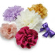 KF Baby Super Soft Crochet Beanie Hat with Assorted Flower Clip, 4 Hats + 6 Flower Clips