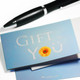 kilofly Business Card Holder - Flip Style - Scott, with kilofly Mini Gift-for-You Card