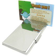 kilofly Business Card Holder - with Mirror - Oscar