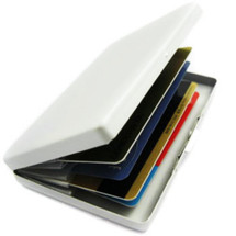 kilofly Aluminium Credit Card Holder - Matthew, with kilofly Mini Gift-for-You Card