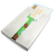 kilofly Business Card Holder - Slide-Out - Travor, with kilofly Mini Gift-for-You Card