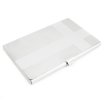 kilofly Business Card Holder - Chrome Plated - Seth, with kilofly Mini Gift-for-You Card