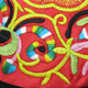kilofly Vintage Ethnic Floral Design Placemat Value Pack, 6 pc Set, 7.7 inches