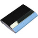 kilofly Business Card Holder - 2 Storage Slot Compartments - Javier, PU Leather