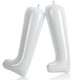 kilofly Inflatable Boot Shapers [Set of 3 Pairs] - Universal, White