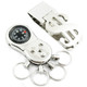 kilofly Keychain & Money Clip Set - with Compass Detachable Ring Keychain - Route 66