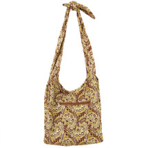 kilofly Large Bohemian Hippie Cloth Crossbody Shoulder Bag, Adjustable Strap