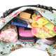kilofly Bohemian Beaded Top Handle Cloth Handbag Shoulder Bag