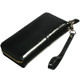 Missy K Genuine Leather Women's Wristlet Hand Wallet Credit Card Clutch Purse