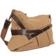 kilofly Casual Large Canvas Messenger Crossbody Shoulder Bag