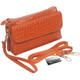 kilofly Women's Wristlet Soft Leather Clutch Handbag + kilofly Money Clip