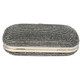 kilofly One Ring Clutch Handbag Purse Hard Case, Rhinestone Crystal + Money Clip