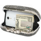 kilofly Bow Snap Clutch Handbag Purse Hard Case, Rhinestone Crystal + Money Clip