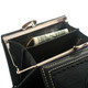 kilofly Women Trifold ID Windows Leather Wallet + Zipper Coin Purse Value Set