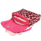 kilofly Little Girl Plush Handbag + Big Rose Hair Clip + Necklace + Bracelet Set