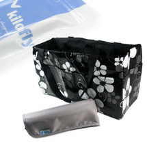 KF Baby Diaper Bag Insert Organizer, Black + Diaper Changing Pad Value Combo