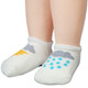 KF Baby Non-Skid Low Cut Cotton Socks Value Pack [6 Pairs], Infant to Toddler