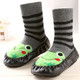 KF Baby Toddlers Boys Girls Non-Skid Slipper Socks Value Pack [3 Pairs]