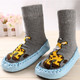 KF Baby Toddlers Boys Girls Non-Skid Slipper Socks Value Pack [3 Pairs]