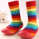 KF Baby Toddler Boys Girls Non-Skid Rubber Slipper Socks Value Pack [Set of 2]