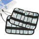 kilofly Universal Cable Organizer Bag Travel Case (Pack of 2), Large Camo