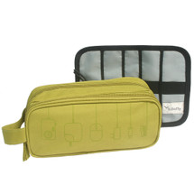kilofly Universal Cable Organizer Bag Roll Up Folding Travel Case (Set of 2)