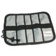 kilofly Universal Cable Organizer Bag Roll Up Folding Travel Case (Set of 2)