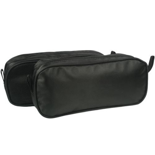 kilofly Universal Cable Organizer Travel Pouch Bag Case, Nylon Mesh, Set of 2