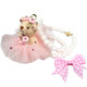 kilofly Princess Party Favor Jewelry Value Pack, 2 Necklaces & 2 Hair Clips Set