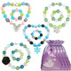 kilofly Princess Party Favor Jewelry Value Pack, Necklace & Bracelet, 4 Sets