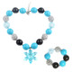 kilofly Princess Party Favor Jewelry Value Pack, Necklace & Bracelet, 4 Sets
