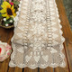 kilofly Handmade Crochet Lace Rectangular Table Runner, Various Sizes