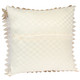 kilofly Decorative Vintage Lace Cushion Cover Pillow Case 15" x 15", Set of 2