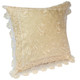 kilofly Decorative Vintage Lace Cushion Cover Pillow Case 15" x 15", Set of 2