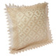 kilofly Decorative Vintage Lace Cushion Cover Pillow Case 15" x 15", Set of 2