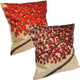 kilofly Home Decorative 3D Print Throw Pillow Cover Case, 18" x 18" [Set of 2]