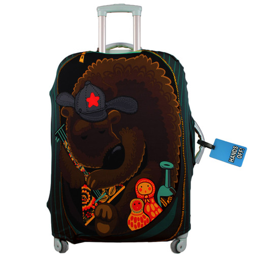 kilofly Travel Suitcase Trolley Case Cover Protector 18 - 30 Inch + Luggage Tag