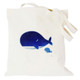 kilofly Cotton Canvas Shopping Tote Shoulder Bag + Matching Pouch Combo Set