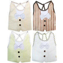 KF Baby Boys Girls Large Super Absorbent Dress Up Bowtie Bibs, Value Pack of 4