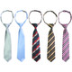 kilofly Pre-tied Adjustable Neck Strap Tie Boys Baby Necktie Value Set of 5