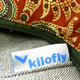 kilofly Bohemian Hippie Cloth Crossbody Shoulder Bag, Adjustable Strap