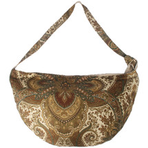 kilofly Bohemian Hippie Cloth Crossbody Shoulder Bag, Adjustable Strap