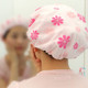 kilofly 4pc Waterproof Reusable Bath Hat Beauty Salon Spa Terry Lined Shower Cap