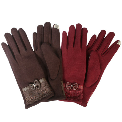 kilofly Women's Touchscreen Texting Smartphone Warm Winter Gloves, 2 Pairs Set